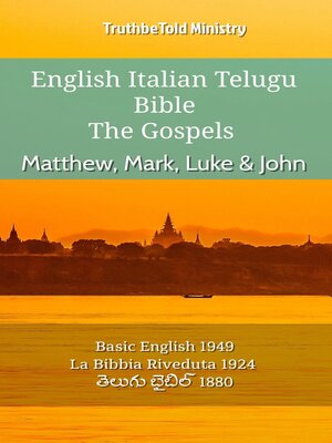 cover image of English Italian Telugu Bible--The Gospels--Matthew, Mark, Luke & John
